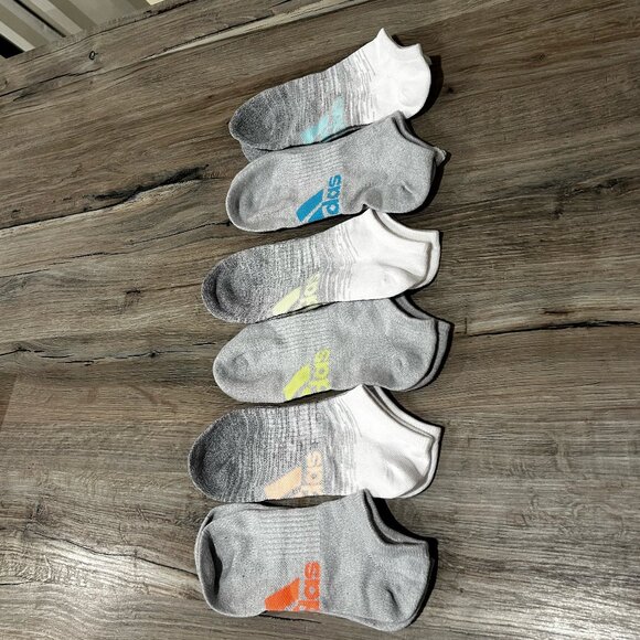 Adidas Women's 6-pairs Aeroready Superlite No Show Socks | Size 5-10 - Picture 1 of 2